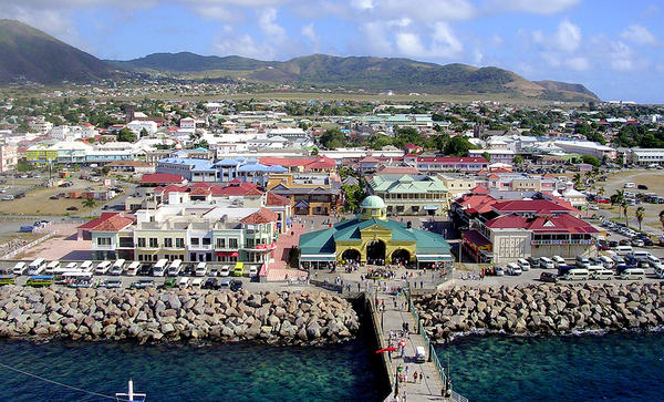 St. Kitts - Basseterre from Ship