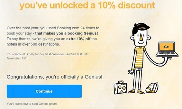 Booking.com discount